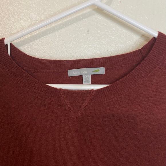 Horny Toad Lot Of Two Mens Wool/Cashmere Sweaters Gray Maroon Size XL - Picture 7 of 9